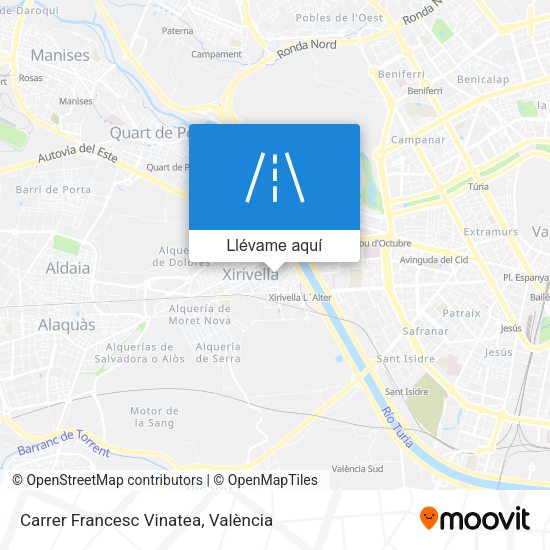Mapa Carrer Francesc Vinatea