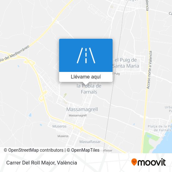 Mapa Carrer Del Roll Major