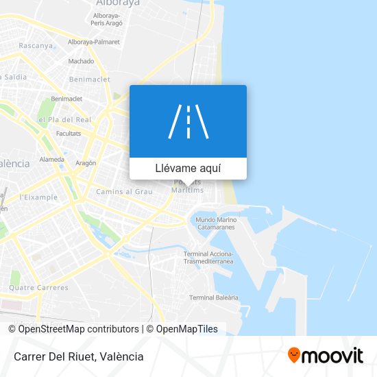 Mapa Carrer Del Riuet