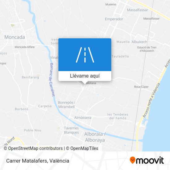 Mapa Carrer Matalafers