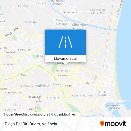 Mapa Plaça Del Riu Duero