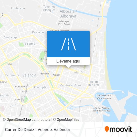 Mapa Carrer De Daoíz I Velarde