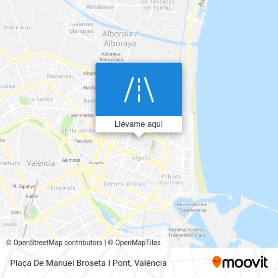 Mapa Plaça De Manuel Broseta I Pont