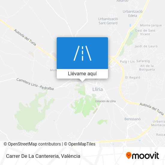Mapa Carrer De La Cantereria