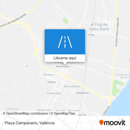 Mapa Plaça Campanario