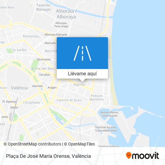 Mapa Plaça De José María Orense