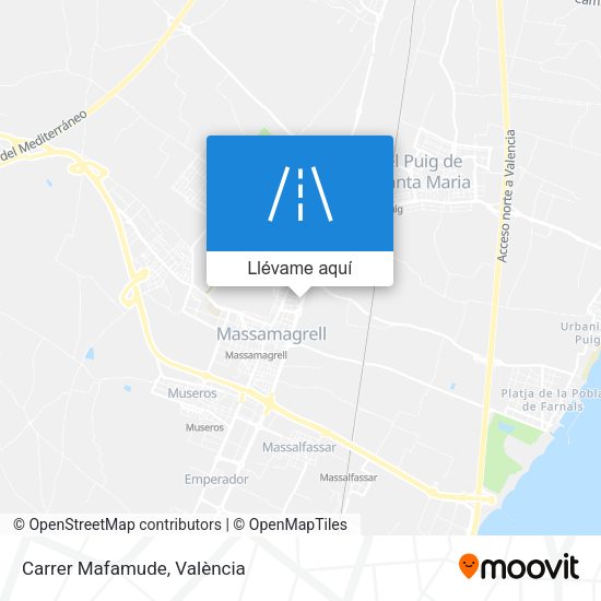 Mapa Carrer Mafamude