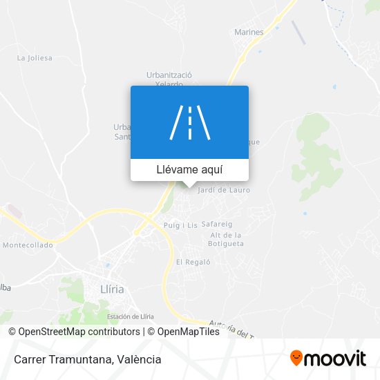 Mapa Carrer Tramuntana