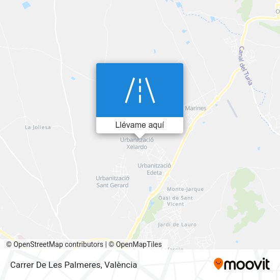 Mapa Carrer De Les Palmeres