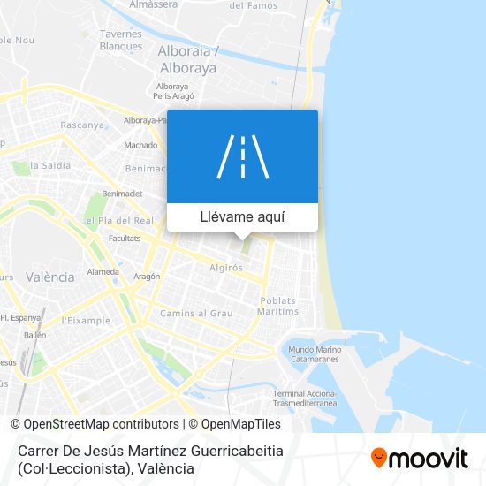 Mapa Carrer De Jesús Martínez Guerricabeitia (Col·Leccionista)