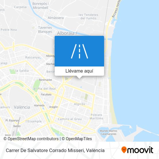 Mapa Carrer De Salvatore Corrado Misseri