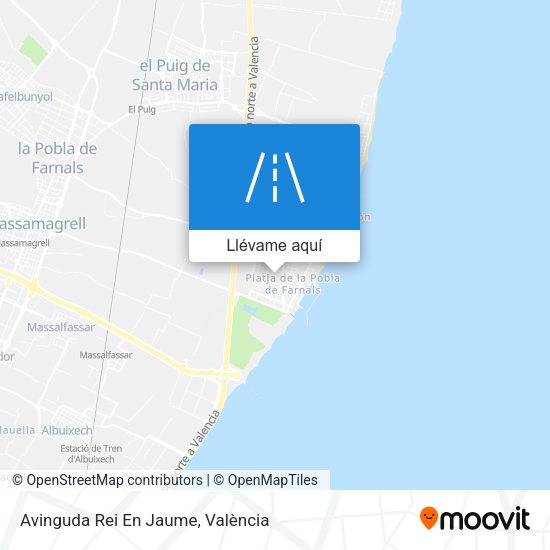 Mapa Avinguda Rei En Jaume