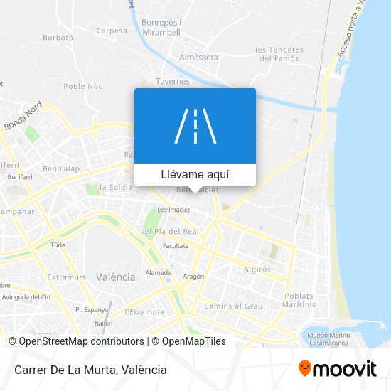 Mapa Carrer De La Murta