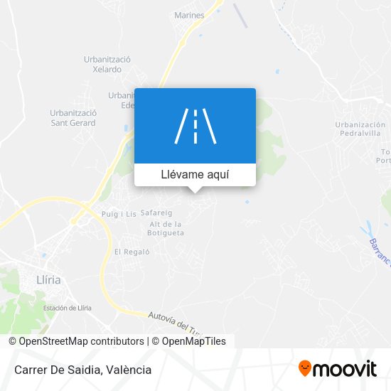 Mapa Carrer De Saidia