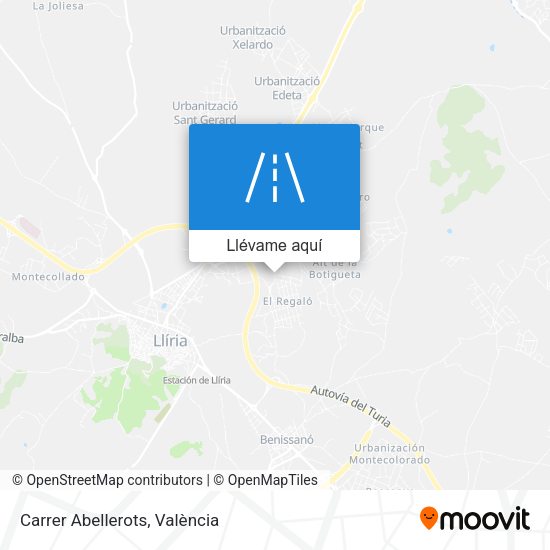 Mapa Carrer Abellerots