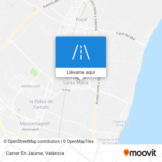 Mapa Carrer En Jaume