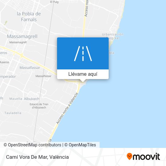 Mapa Camí Vora De Mar