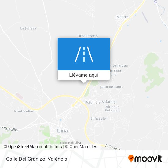 Mapa Calle Del Granizo