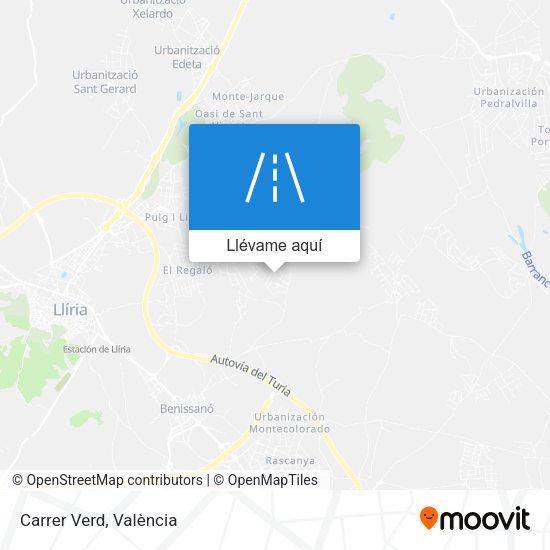 Mapa Carrer Verd