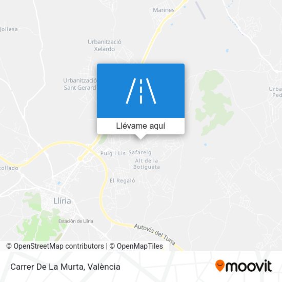 Mapa Carrer De La Murta