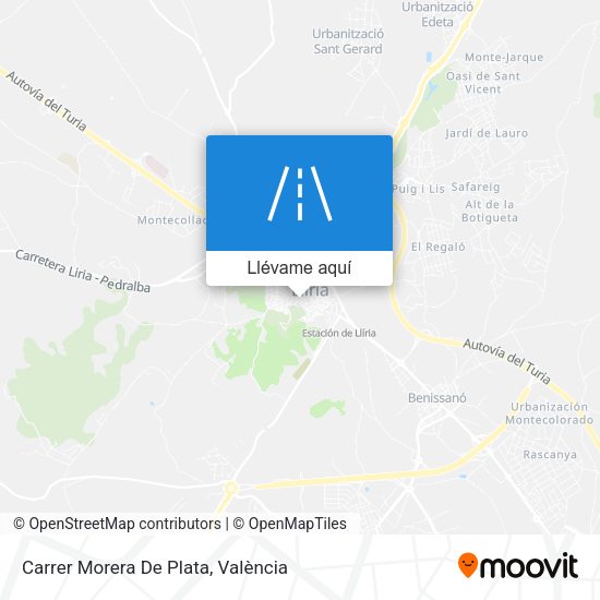 Mapa Carrer Morera De Plata