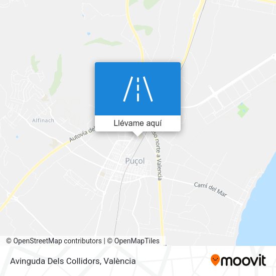 Mapa Avinguda Dels Collidors