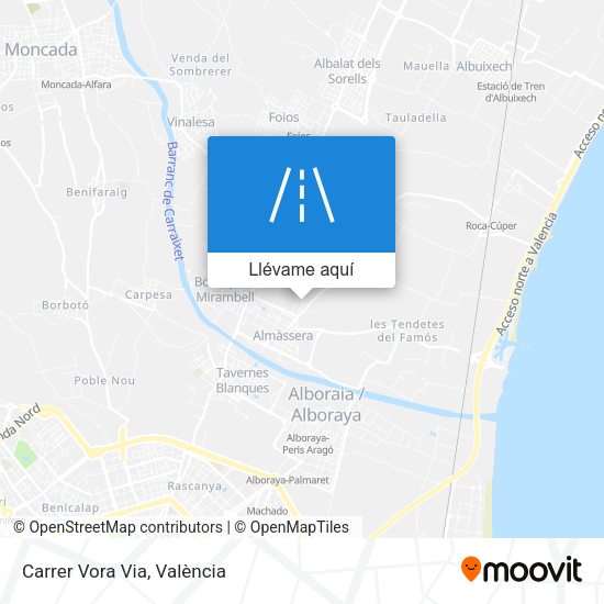 Mapa Carrer Vora Via