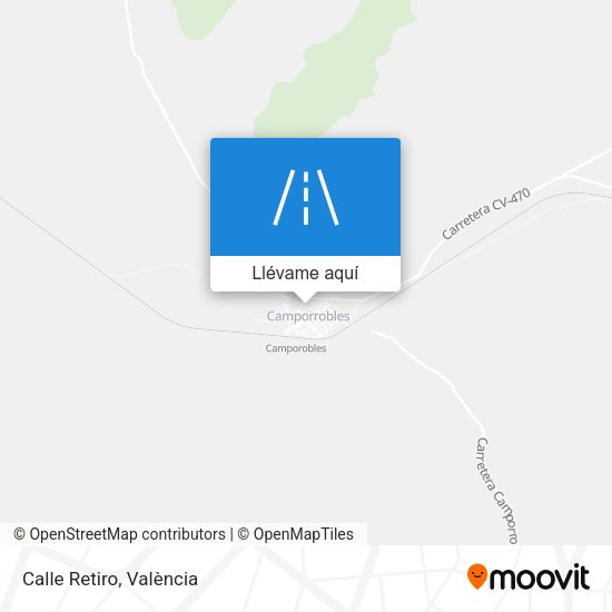 Mapa Calle Retiro