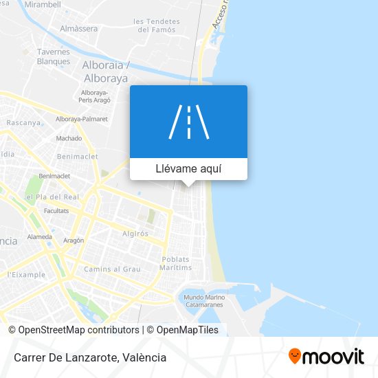 Mapa Carrer De Lanzarote