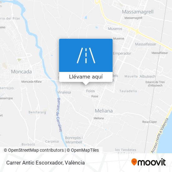 Mapa Carrer Antic Escorxador