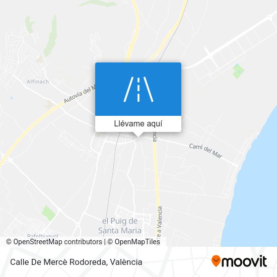 Mapa Calle De Mercè Rodoreda
