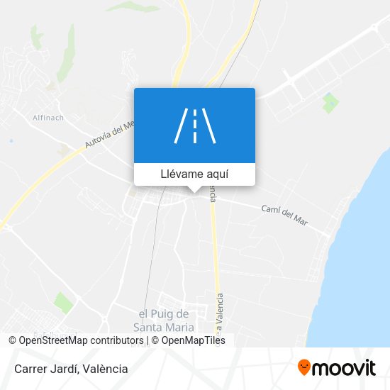 Mapa Carrer Jardí