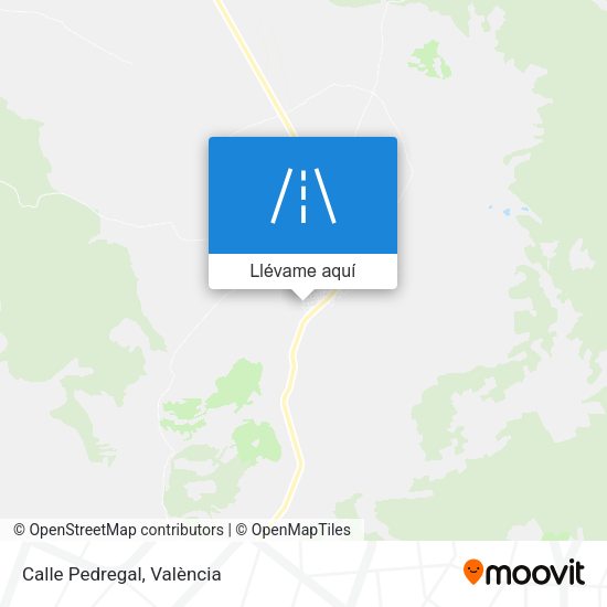 Mapa Calle Pedregal