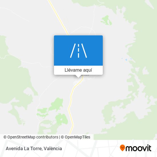 Mapa Avenida La Torre