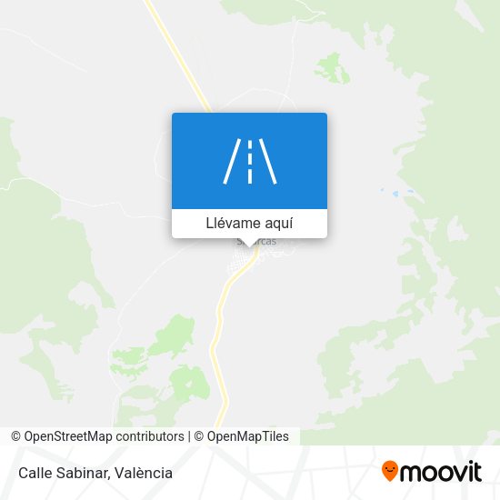 Mapa Calle Sabinar