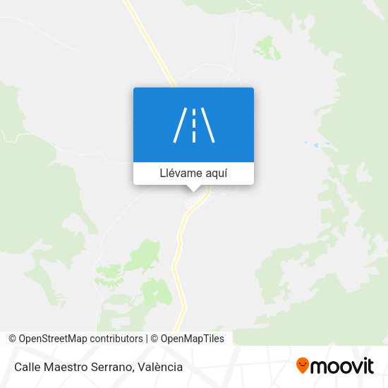 Mapa Calle Maestro Serrano