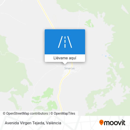 Mapa Avenida Virgen Tejeda