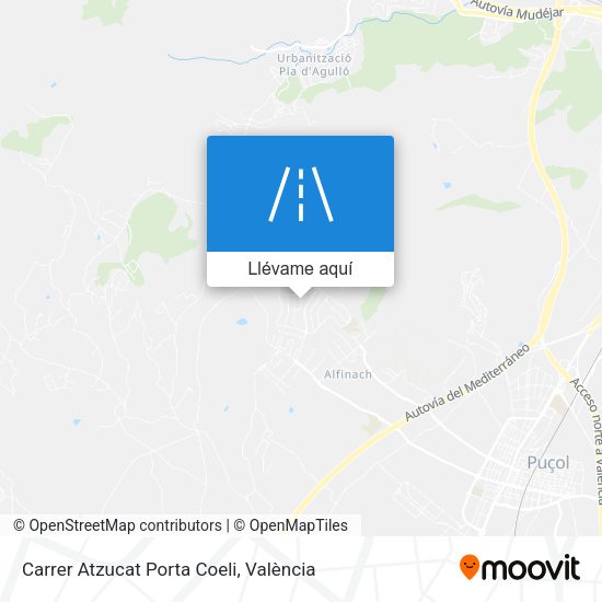 Mapa Carrer Atzucat Porta Coeli