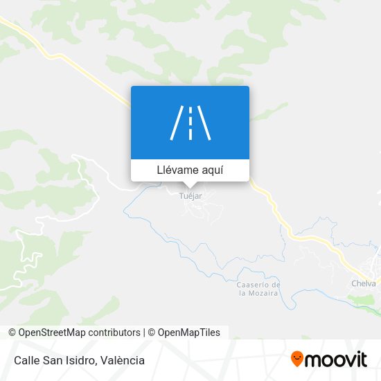 Mapa Calle San Isidro