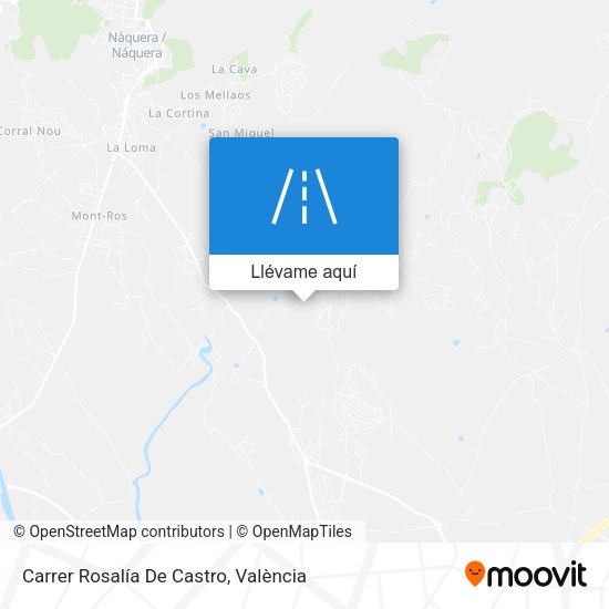 Mapa Carrer Rosalía De Castro