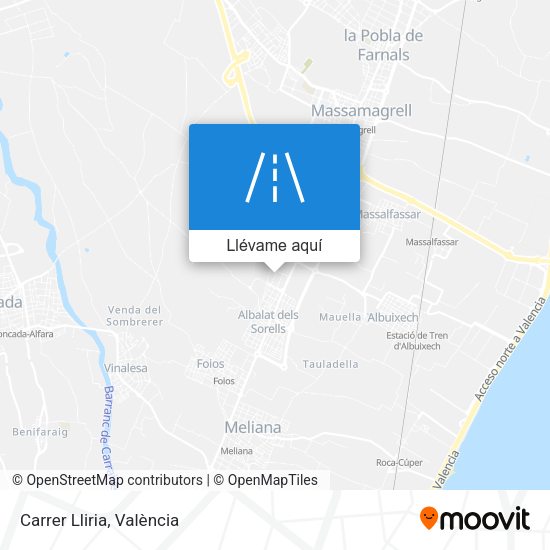 Mapa Carrer Lliria