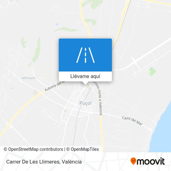 Mapa Carrer De Les Llimeres