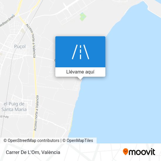 Mapa Carrer De L'Om