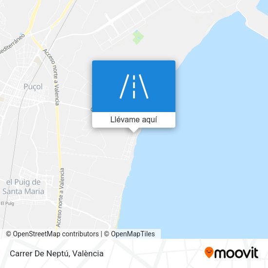 Mapa Carrer De Neptú