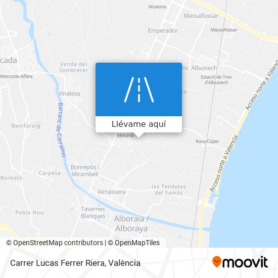 Mapa Carrer Lucas Ferrer Riera