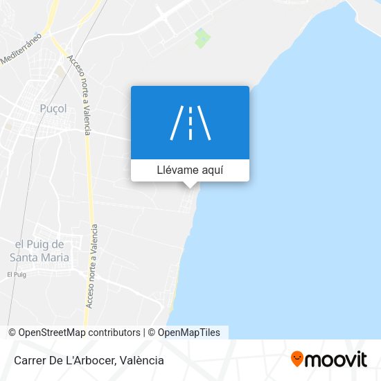 Mapa Carrer De L'Arbocer