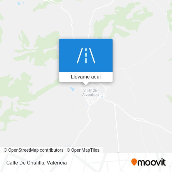 Mapa Calle De Chulilla