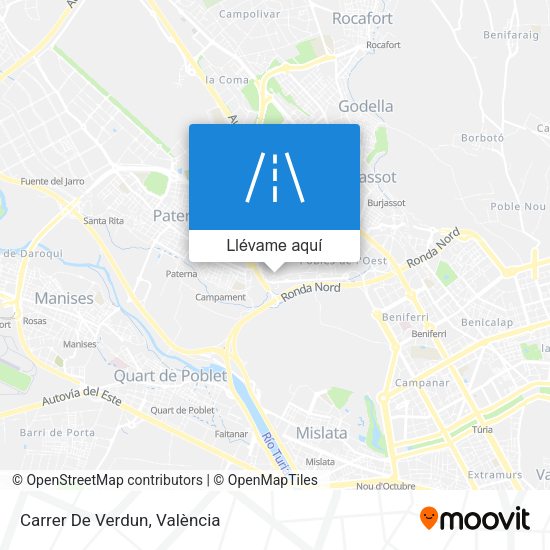 Mapa Carrer De Verdun