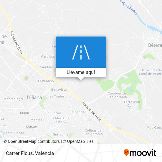 Mapa Carrer Ficus