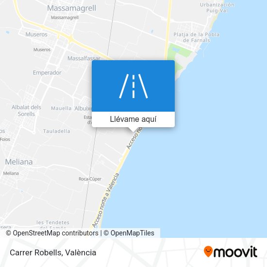 Mapa Carrer Robells
